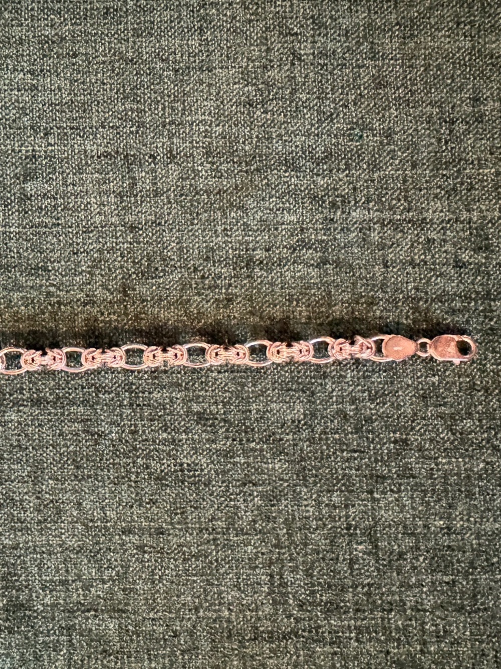 .928 Silver twisted link bracelet